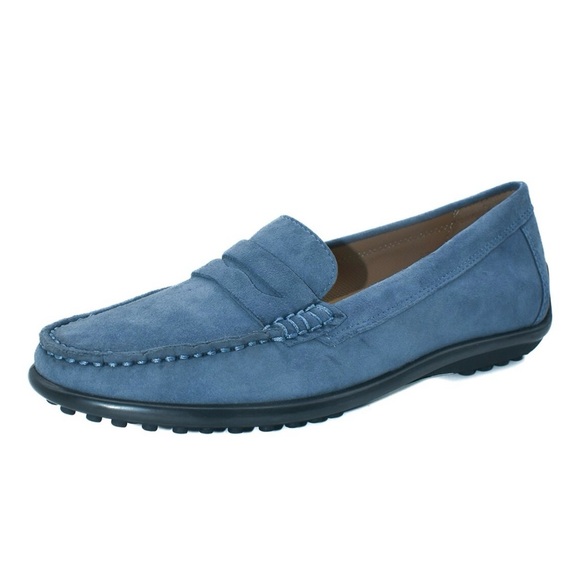 THE FLEXX Women's Blue Loafers - Picture 1 of 4